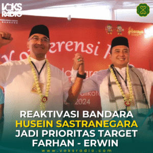 REAKTIVASI BANDARA HUSEIN SASTRANEGARA JADI PRIORITAS TARGET FARHAN - ERWIN