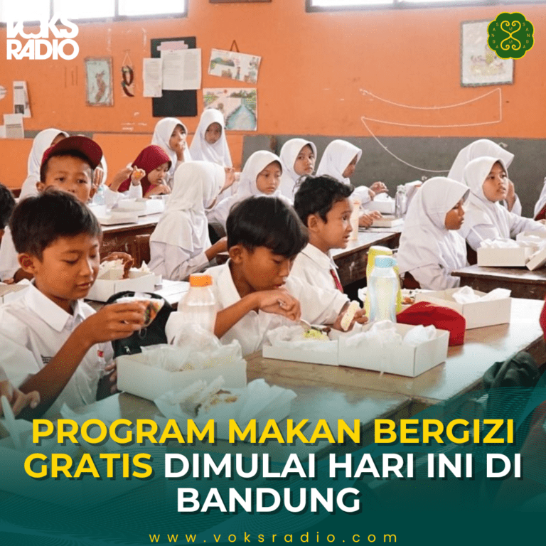 Program Makan Bergizi Gratis Dimulai Hari Ini Di Bandung