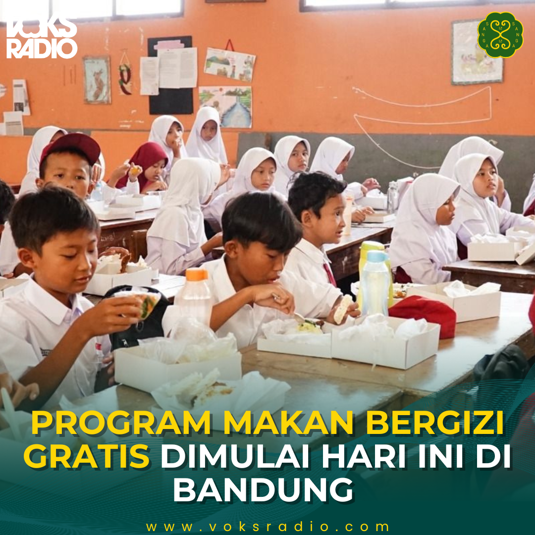 PROGRAM MAKAN BERGIZI GRATIS DIMULAI HARI INI DI BANDUNG