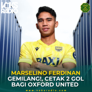 MARSELINO FERDINAN GEMILANG!, CETAK 2 GOL BAGI OXFORD UNITED