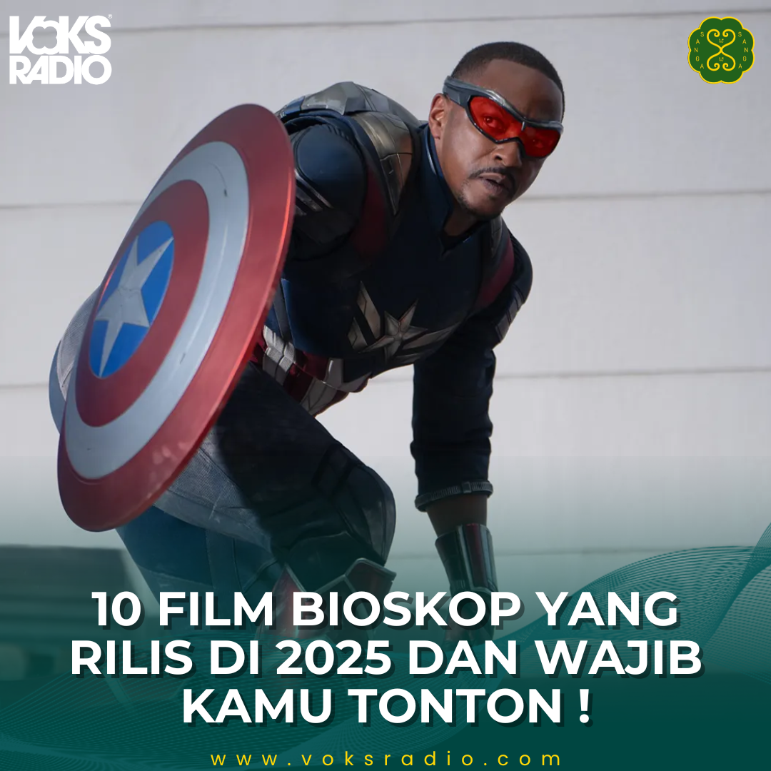 10 FILM BIOSKOP YANG RILIS DI 2025 DAN WAJIB KAMU TONTON!